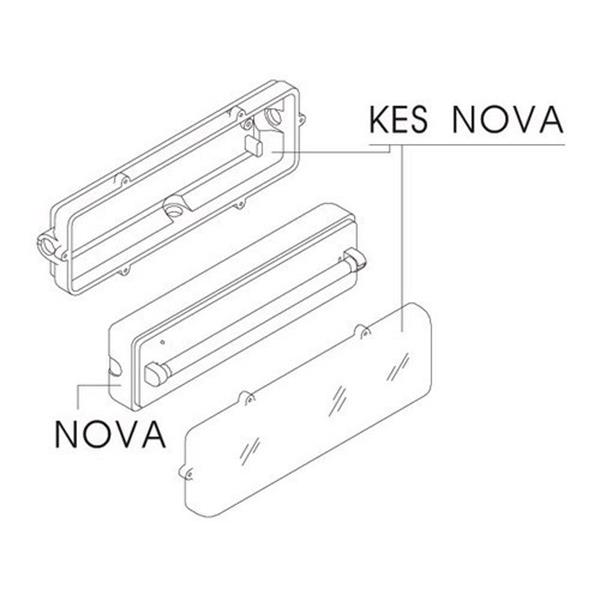 DAISALUX KES NOVA Caja estanca IP-66 IK08 Nova
