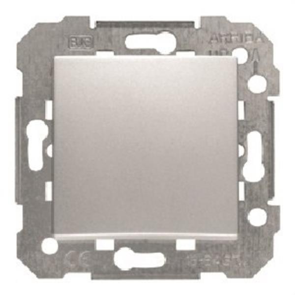 BJC 23510-PL Conmutador doble serie Viva en plata luna