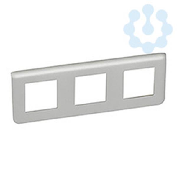 LEGRAND 079306 Placa 3x2 módulos horizontal MOSAIC2 aluminio
