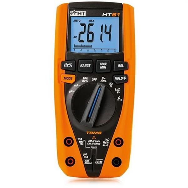 HT INSTRUMENTS 0661 Multímetro digital HT61 TRMS CAT tetrapolar