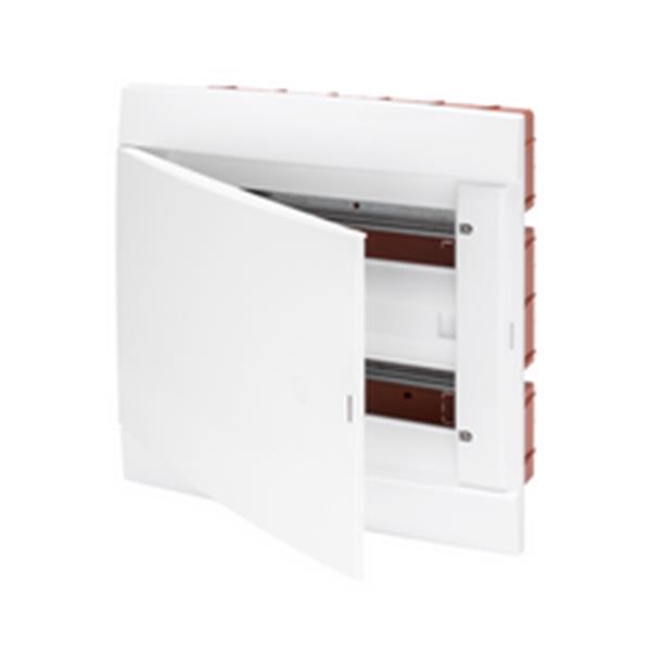 GEWISS GW40285TB Centralita 8 módulos puerta ciega blanco leche