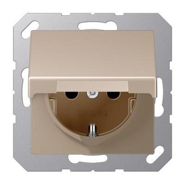 JUNG A1520BFKIKLCH Enchufe con tapa abatible protección A cava