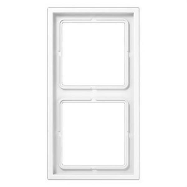 JUNG LSZ982BFWW Marco 2 elementos 81x152mm Serie LS ZERO termoplástico blanco alpino