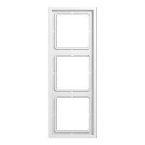 JUNG LSZ983BFWW Marco 3 elementos 81x223mm Serie LS ZERO termoplástico blanco alpino