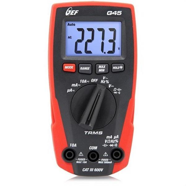 HT INSTRUMENTS 13045 Multímetro numero digital G45 escala automático categoría VI