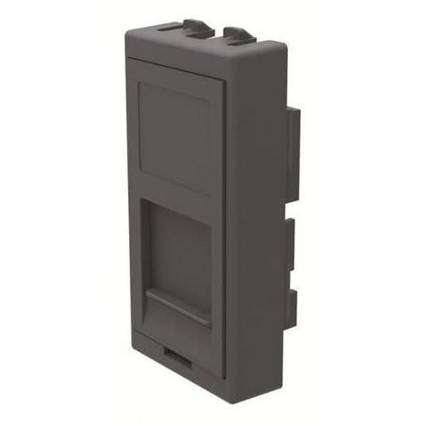 NIESSEN T2045.11 AN Tapa Keystone 1 RJ45 con 1 módulo antracita