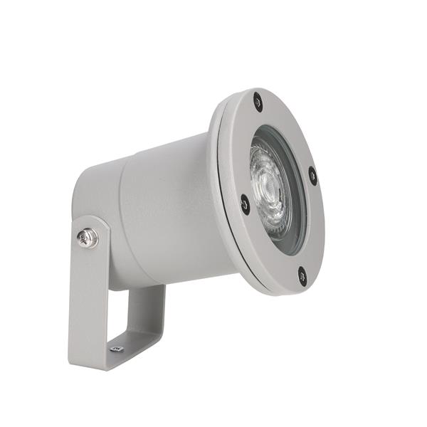 FORLIGHT PX-1400-GRI Proyector IP65 Post GU10 8W gris