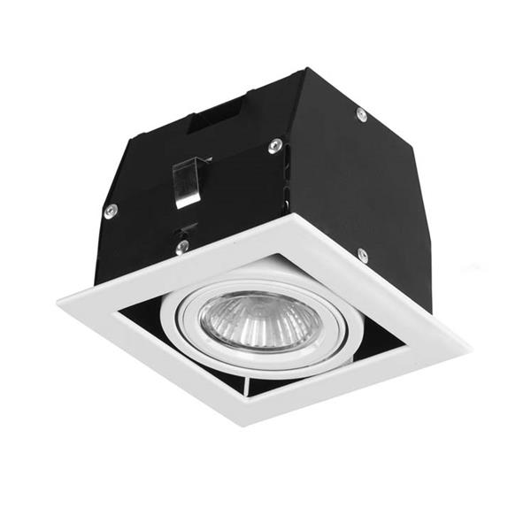 FORLIGHT TC-1400-BLA Downlight Cardan Simple GU10 8W blanco IP23