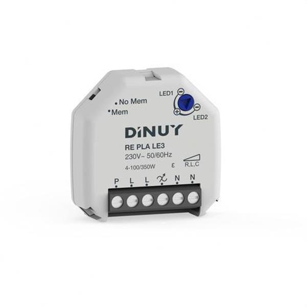DINUY RE PLA LE3 Regulador para lámparas leds con bornas