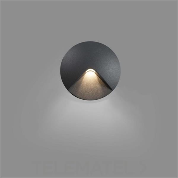 FARO 70397 Luminaria empotrable UVE LED 2W 3000K gris oscuro