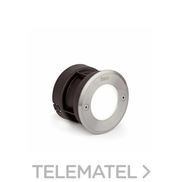 FARO 71498N Luminaria LED-18 LED 3W redondo 3000K níquel mate