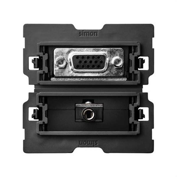 SIMON 10000564-039 Conector SIMON 100 VGA+MINIJACK con 2 módulos