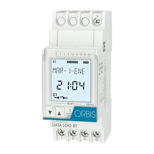 ORBIS OB171012 Interruptor horario digital DATA LOG BLUETOOTH 1 circuito