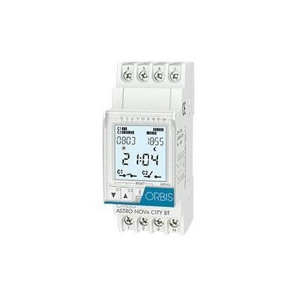 ORBIS OB178412 Interruptor horario ASTRONOMICO 2 circuitos ASTRO NOVA CITY