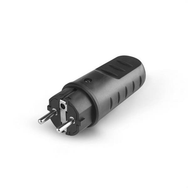 SCAME 110.3100 Clavija Serie QUICK 2P+T 16A 250V Schuko goma