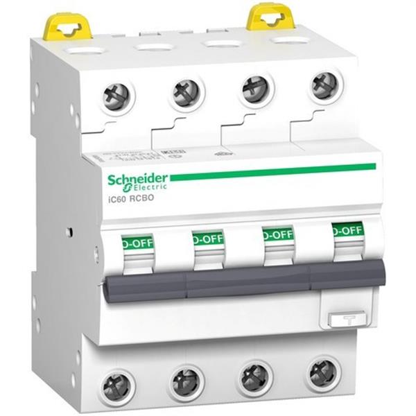 SCHNEIDER ELECTRIC A9D57420 Interruptor ACTI9 IC60N RCBO 4P 20A 30mA 6ka AC
