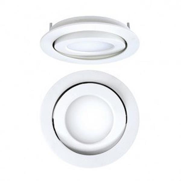SECOM 4297080183 Luminaria AIRCOM MICRO empotrable circular LED 8W 3000K driver blanco