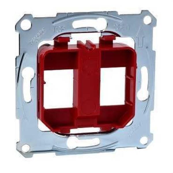 SCHNEIDER ELECTRIC MTN4566-0006 Soporte para 2 tomas RJ45 Keystone de la gama D-LIFE