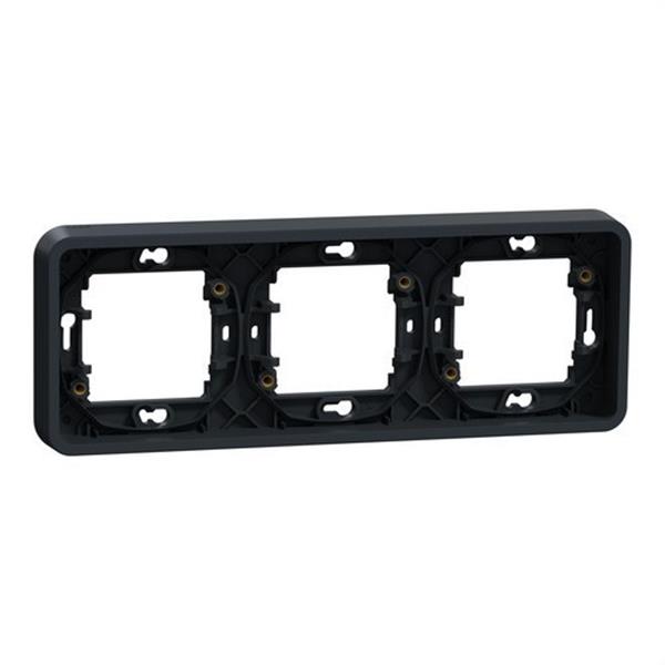 SCHNEIDER ELECTRIC MUR34109 Marco de 3 elementos MUREVA STYL color gris