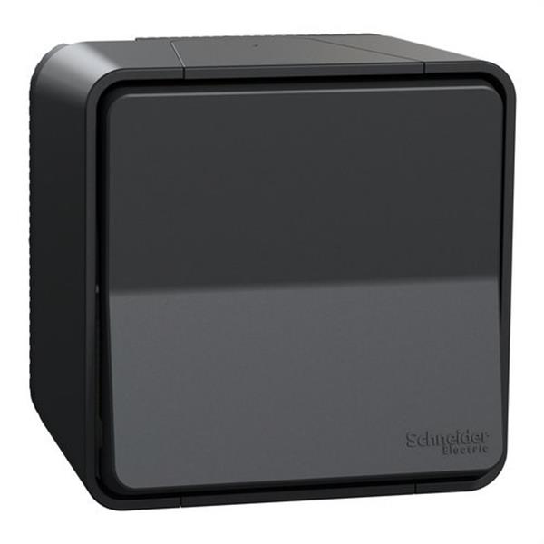 SCHNEIDER ELECTRIC MUR35026 Pulsador superficie con LED de la gama MUREVA STYL color gris