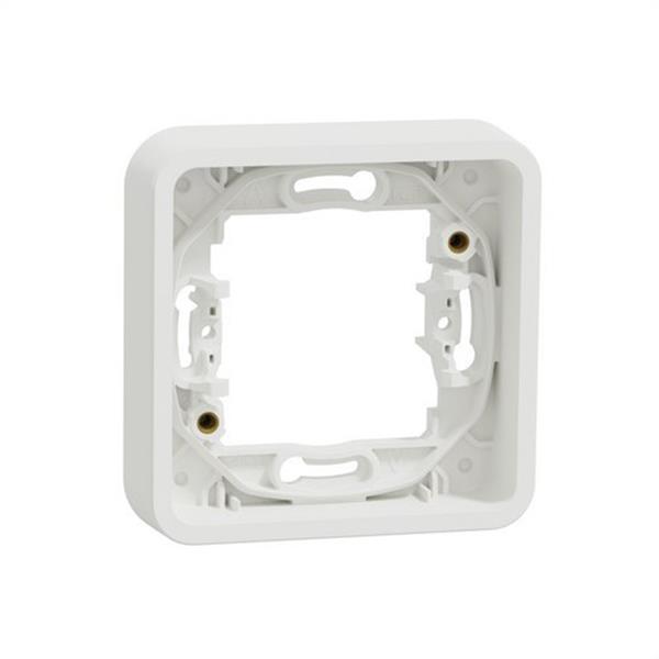 SCHNEIDER ELECTRIC MUR39107 Marco 1 elemento componible MUREVA STYL blanco para instalación en superficie o empotrada (