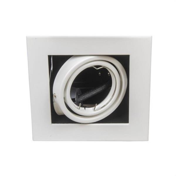 CONALUX 3008-01 Luminaria empotrable KARDAN 1x50W blanco
