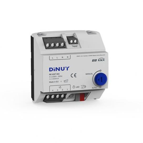 DINUY RE KNT 004 Regulador universal 4 canales KNX