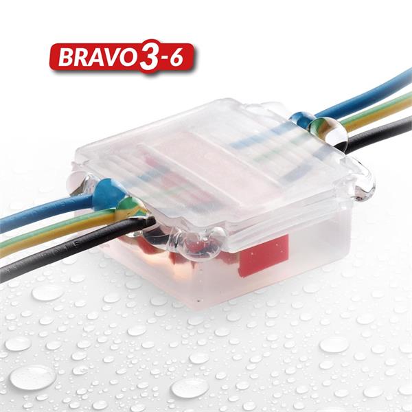 RAYTECH BRAVO 3-6 Gel box conect BRAVO 3-6 (53x49x22) (Blister)