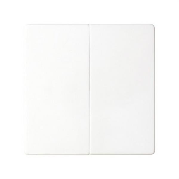 SIMON 8202026-030 Tecla doble SIMON 82 para doble cruzamiento blanco