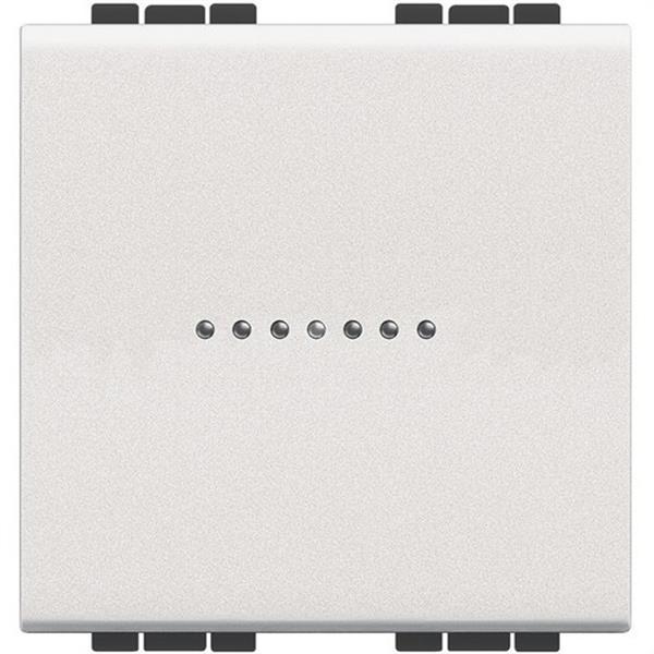 BTICINO N4051M2AN Interruptor axial Livinglight 1P 16A 2 módulos blanco