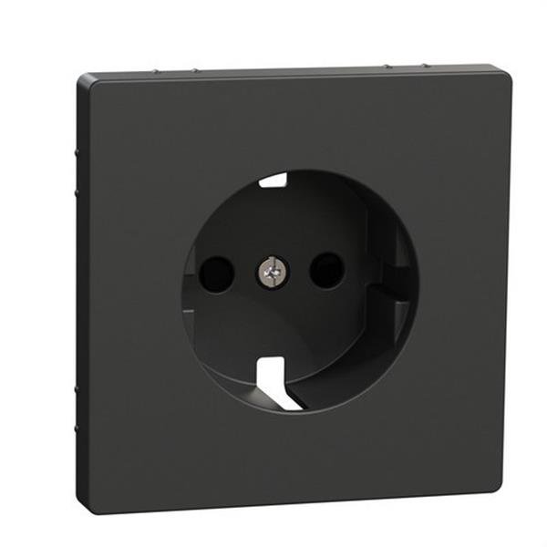 SCHNEIDER ELECTRIC MTN2330-6034 Tapa para base schuko 16A D-LIFE de color antracita en policarbonato mate