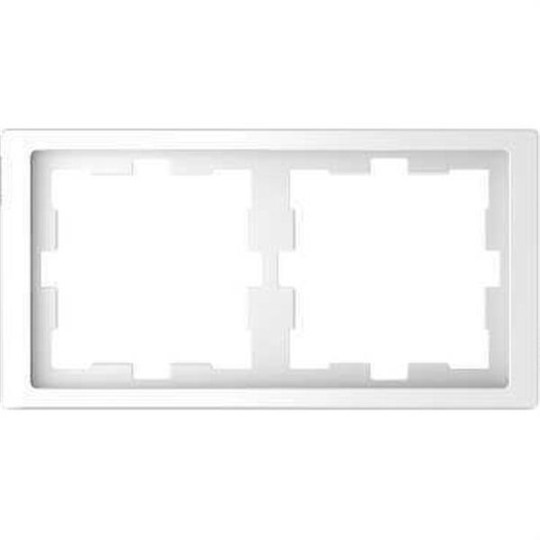 SCHNEIDER ELECTRIC MTN4020-6535 Marco de 2 elementos D-LIFE para montaje vertical y horizontal de color ártico