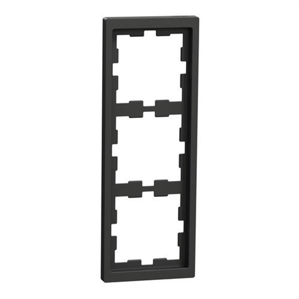 SCHNEIDER ELECTRIC MTN4030-6534 Marco de 3 elementos D-LIFE para montaje horizontal y vertical en policarbonato antracita b
