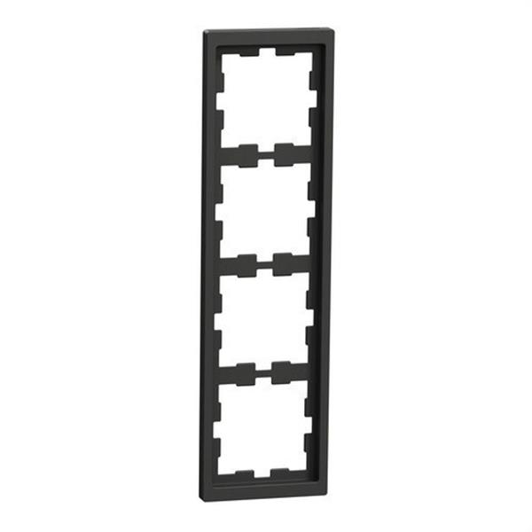 SCHNEIDER ELECTRIC MTN4040-6534 Marco de 4 elementos D-LIFE para montaje horizontal y vertical en policarbonato antracita b