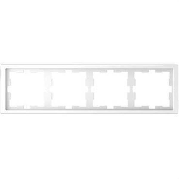 SCHNEIDER ELECTRIC MTN4040-6535 Marco de 4 elementos D-LIFE para montaje horizontal y vertical en policarbonato ártico bril