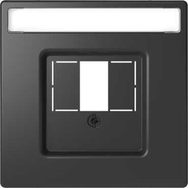 SCHNEIDER ELECTRIC MTN4250-6034 *Tapa para el mecanismo de conector multimedia en policarbonato mate de color antracita D-L