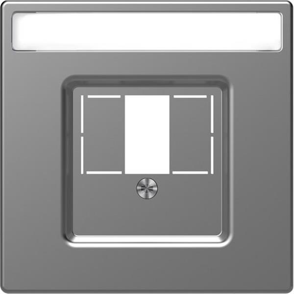 SCHNEIDER ELECTRIC MTN4250-6036 *Tapa para el mecanismo de conector multimedia en policarbonato mate de color aluminio D-LI