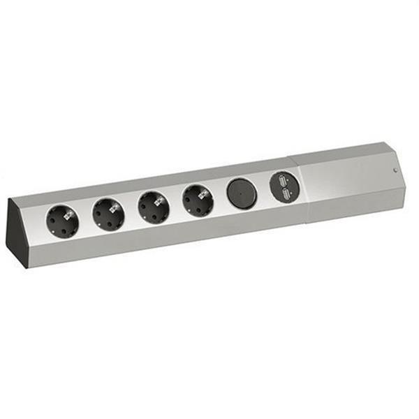 Regleta Enchufes Cubo Silver Electronics 9522 E-BLOCK