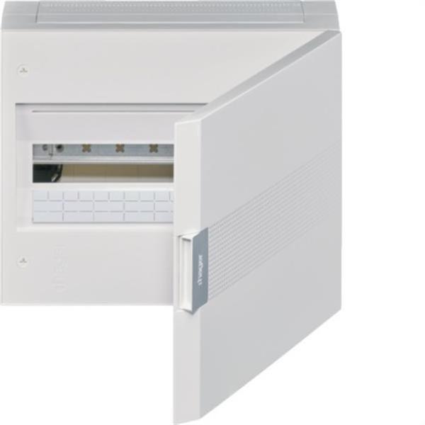 HAGER VB118PE Caja superficie VEGA VB 1 fila con 18 módulos puerta opaca