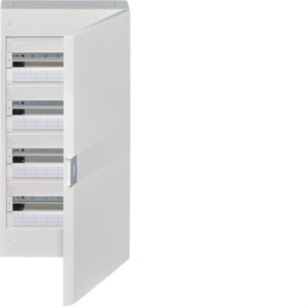 HAGER VB418PE Caja superficie VEGA VB 4 filas con 18 módulos puerta opaca