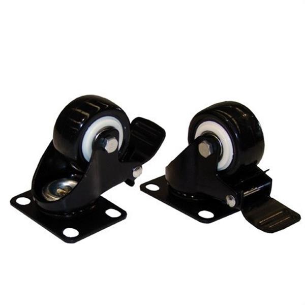 OPENETICS 02430 Kit 4 ruedas con freno para Smart Rack Plus y Smart Rack Pack