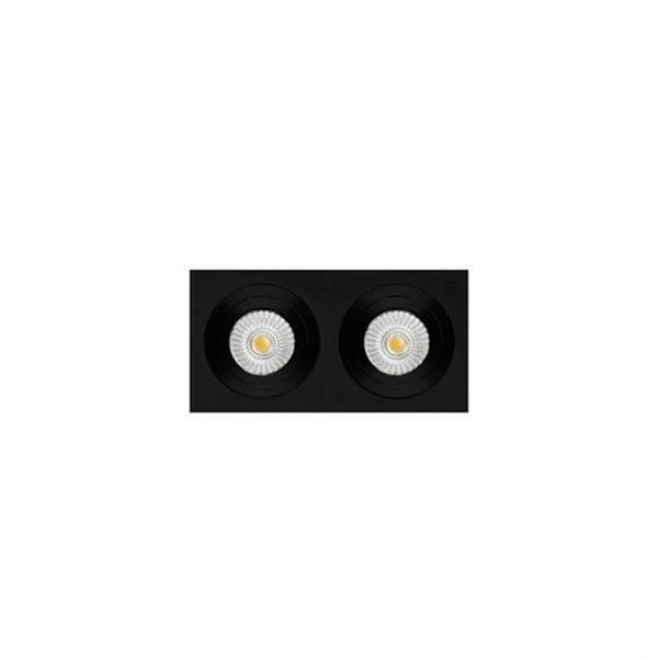NEXIA 00242-1GU Downlight orientable INOX_S 2xGU10 negro
