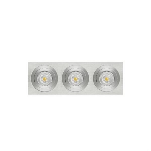 NEXIA 00243-8GU Downlight orientable INOX_S 3xGU10 aluminio