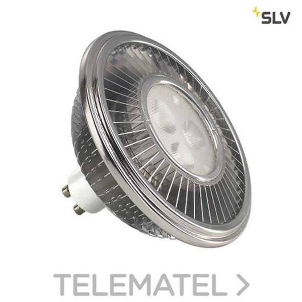 SLV 570672 Lámpara ES111 15,5W POWERLED 30° 27K gris-plata