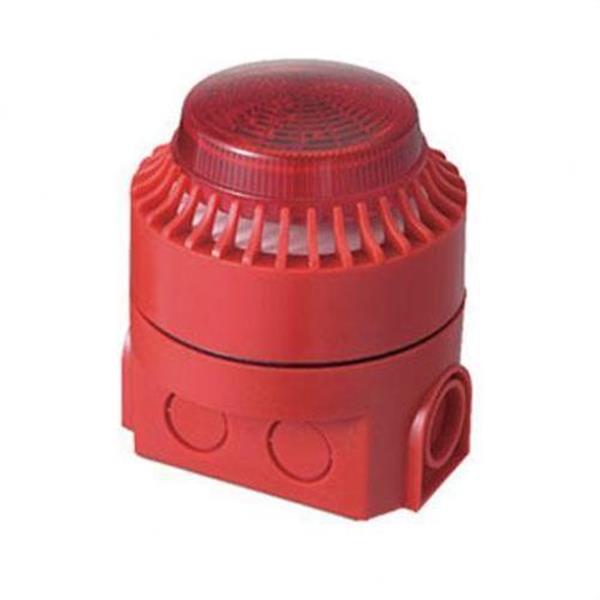 FERNANDO CARRASCO FCAM-R Luz intermitente LED 32 sonidos 24V CC rojo