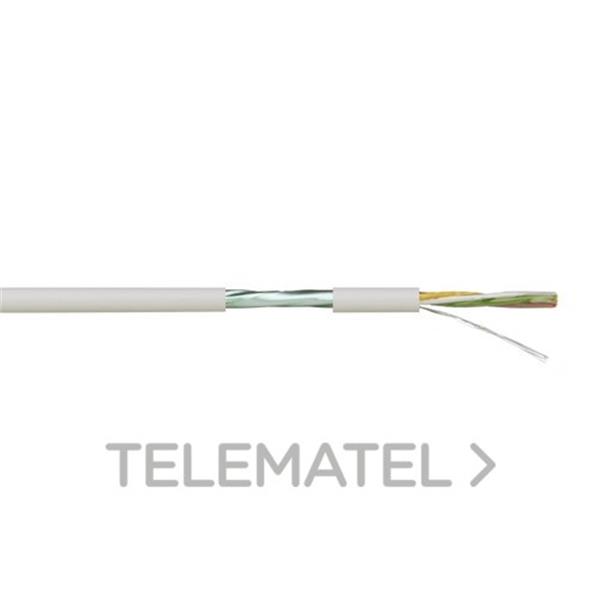 GESCABLE 26CPMFP0112R25 Cable telefónico con pantalla 4x0,2mm² libre de halógenos (Rollo 100m) (Dca)