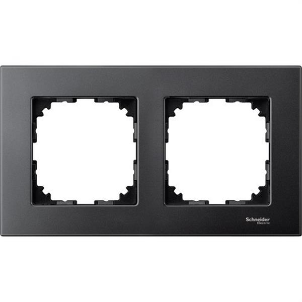 SCHNEIDER ELECTRIC MTN4020-3114 Marco 2 elementos ELEGANCE antracita
