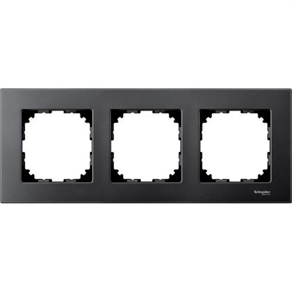 SCHNEIDER ELECTRIC MTN4030-3114 Marco 3 elementos ELEGANCE antracita