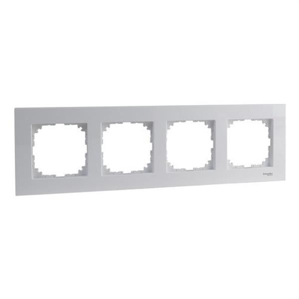 SCHNEIDER ELECTRIC MTN4040-3035 Marco 4 elementos ELEGANCE blanco activo