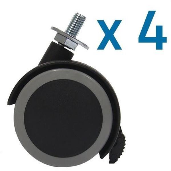 OPENETICS 23301 Set 4 ruedas para unirack